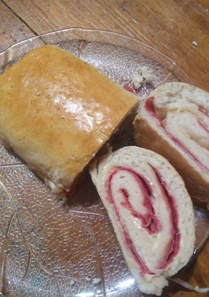 Una foto de Pan relleno 😋