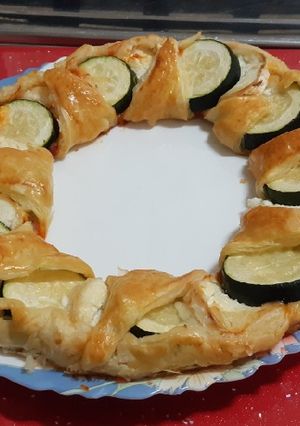 Foto principal de Corona de calabacín y rulo de cabra