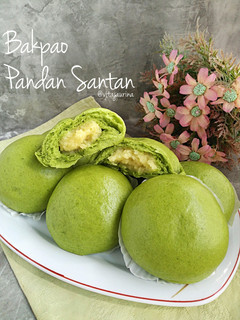 Foto resep Bakpao Pandan Santan