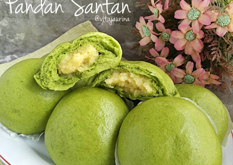 Resep masakan Bakpao Pandan Santan | Cara Buat Bakpao Pandan Santan Yang Paling Enak