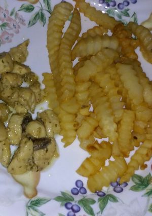 A picture of Butter ranch chicken.