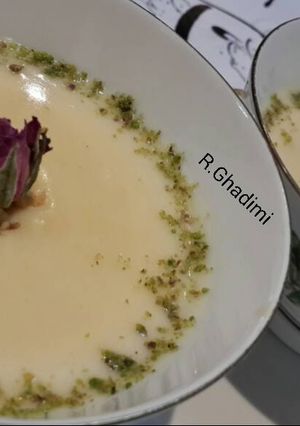 عکسی از دستور فرنی نخودچی