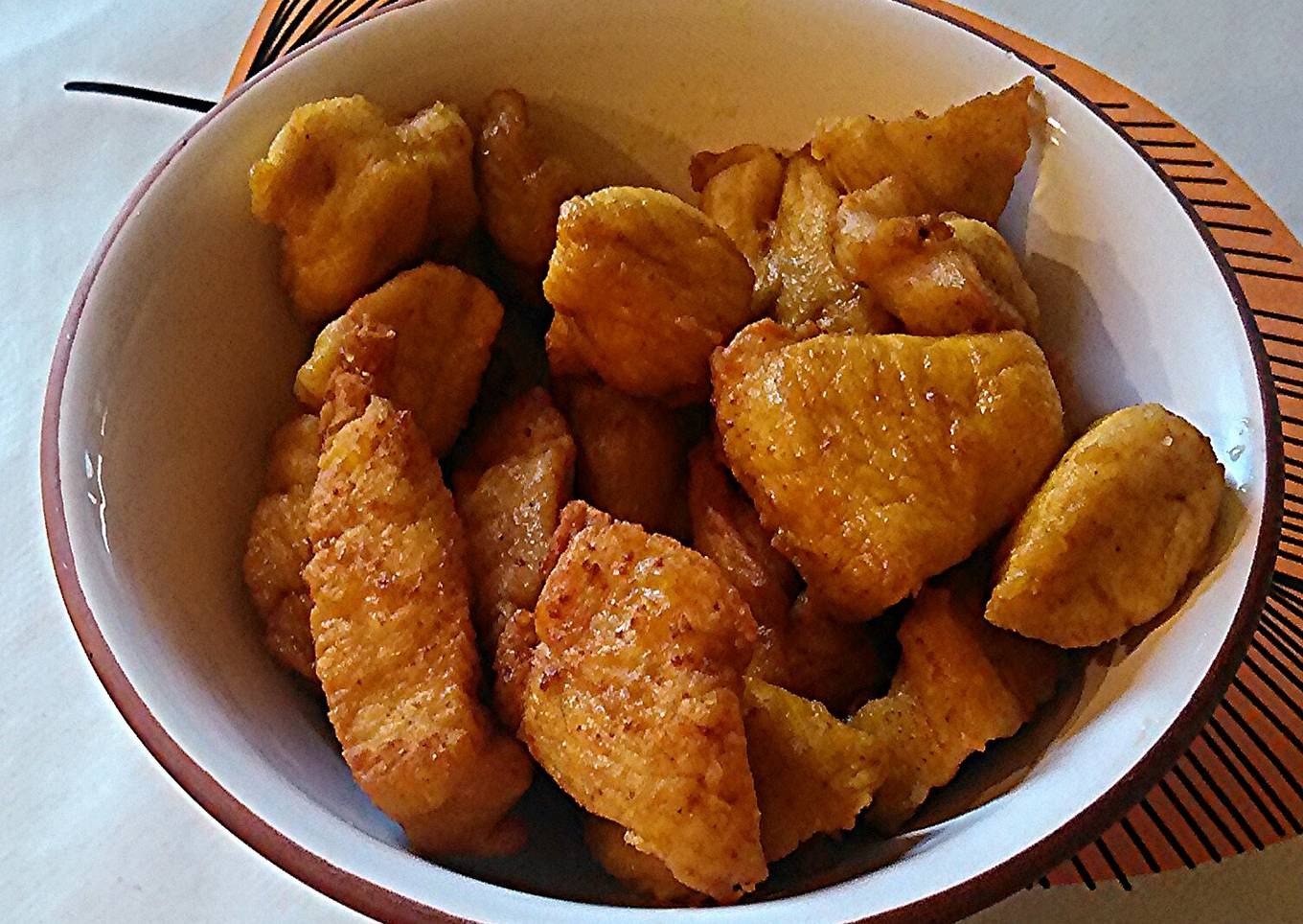 Easy fried curry turkey!