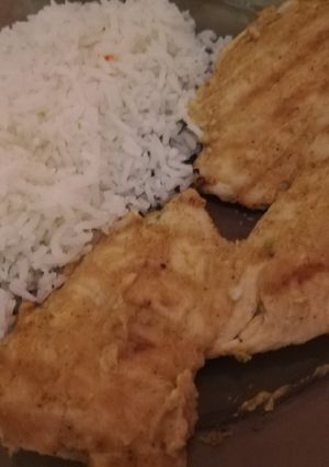 Mustáros grillezett csirkemell recept fotója