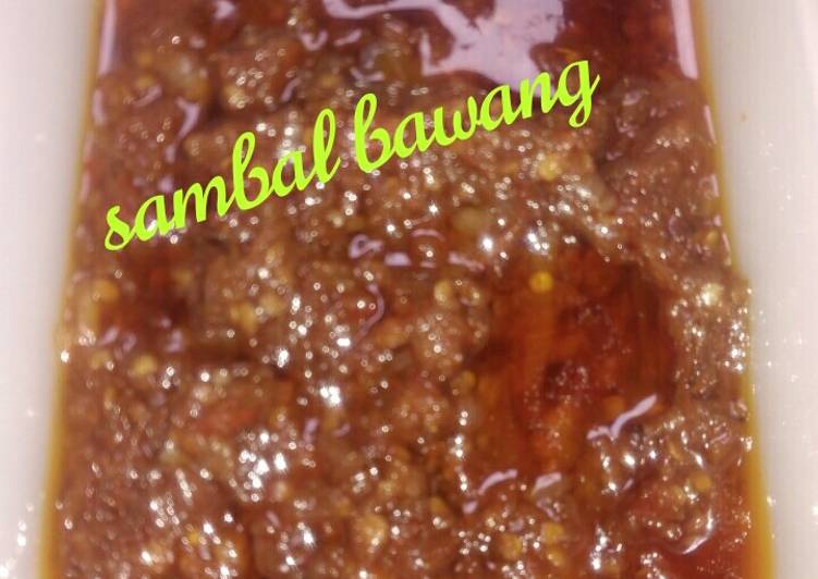 Cara Gampang Membuat Sambal bawang Jadi, Lezat Sekali