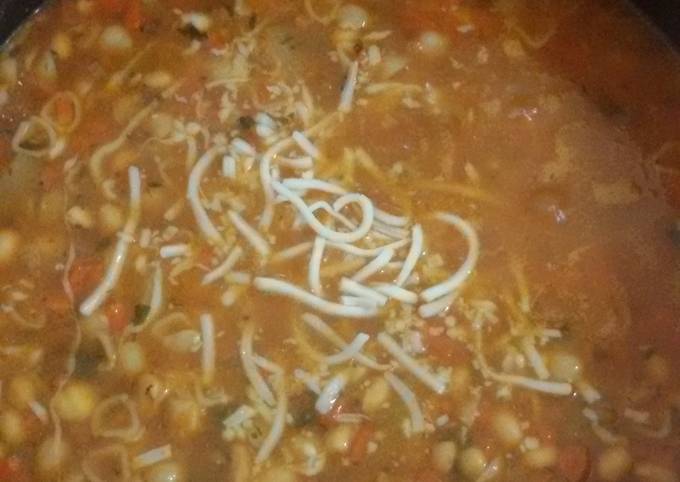 Steps to Prepare Homemade Minestrone soup