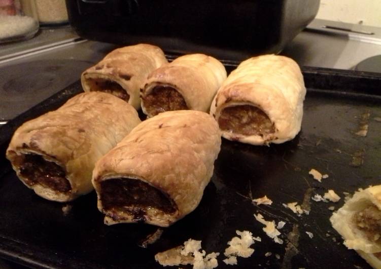 Simple Way to Make Super Quick Homemade Pork and Apple Sausage rolls