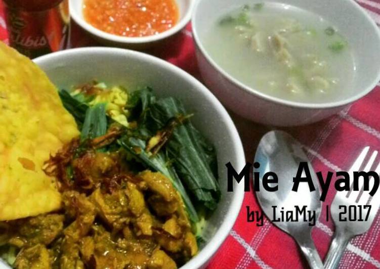 Resep Mie Ayam Jamur Baso, Lezat Sekali