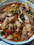 Cumi pedas daun jeruk