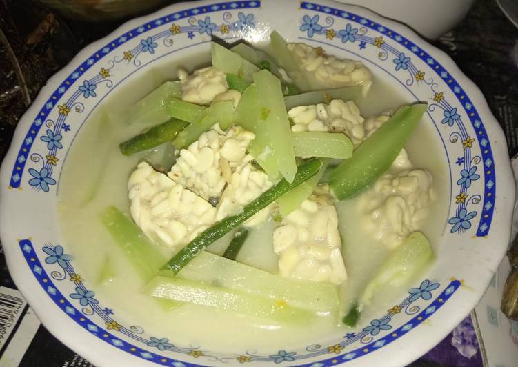 How to Cook Perfect Sayur labu siam tempe kacang - Aqila News