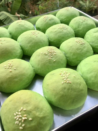 Cara Gampang Membikin Resep Roti Sobek Pandan Isi Coklat Wijen yang Lezat Anti Ribet, Uenak Banget