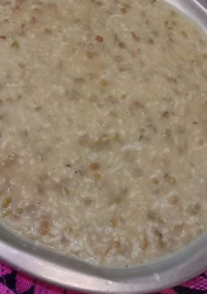 A picture of Moong dal khichdi.