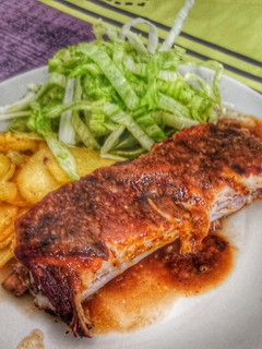 Una foto de Costilla asada en salsa de jengibre
