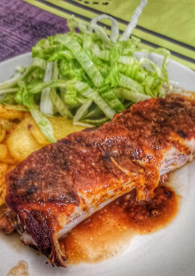 Una foto de Costilla asada en salsa de jengibre
