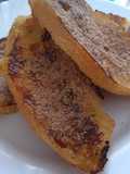 Torrijas francesas (Pain perdu). Receta de aprovechamiento