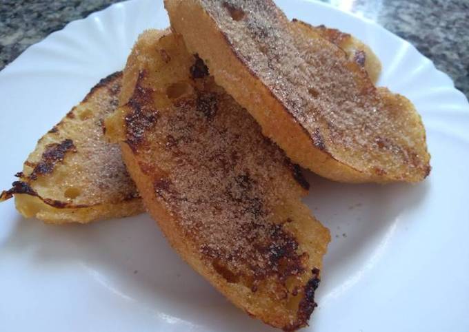 Torrijas francesas (Pain perdu). Receta de aprovechamiento Receta de Blanca  Cuendes- Cookpad