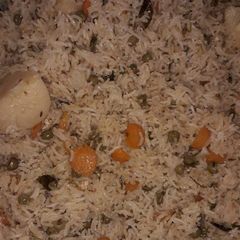 Vegetable Polaw A picture of Vegetable Polaw.