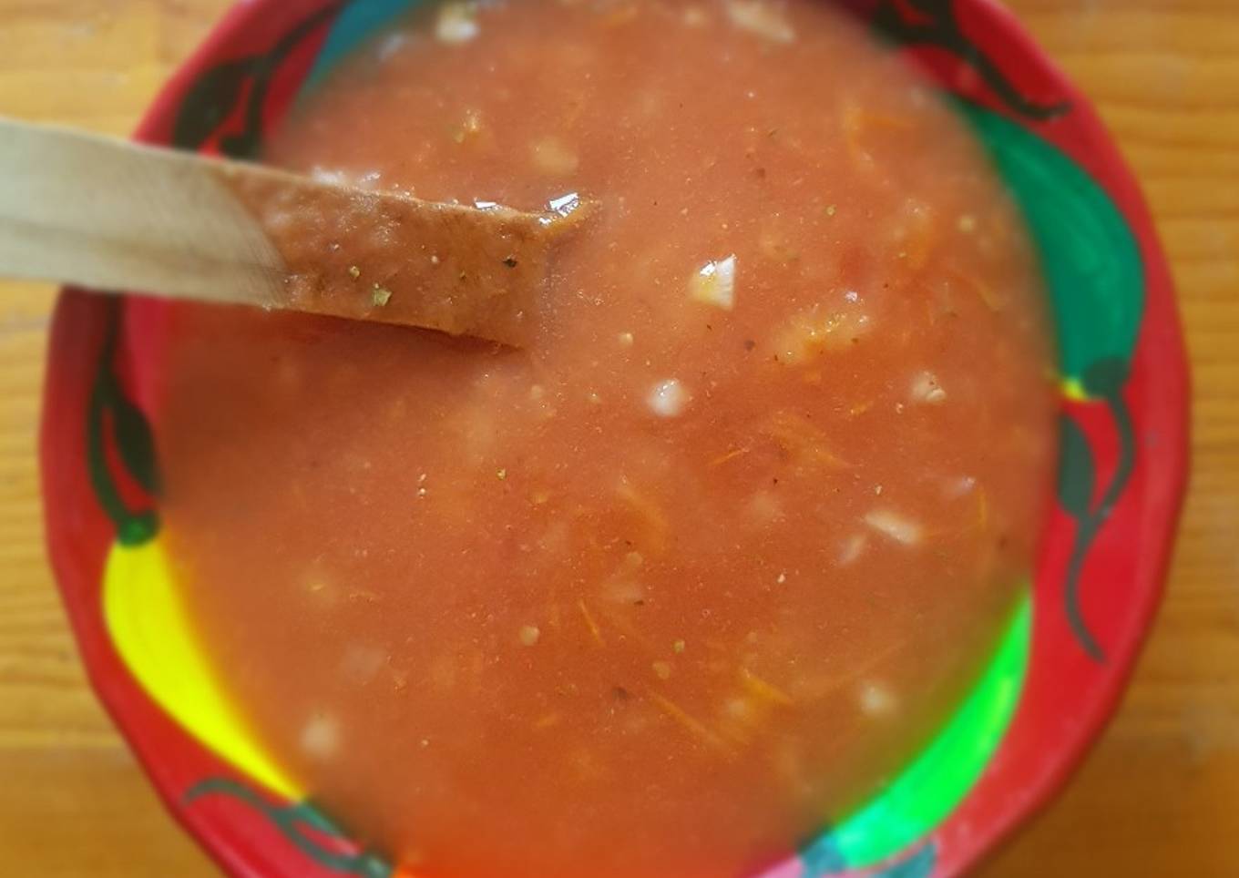 Salsa de jitomate sin chile