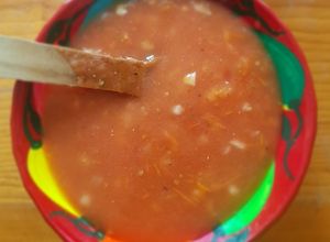 Una foto de Salsa de jitomate sin chile