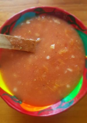 Una foto de Salsa de jitomate sin chile