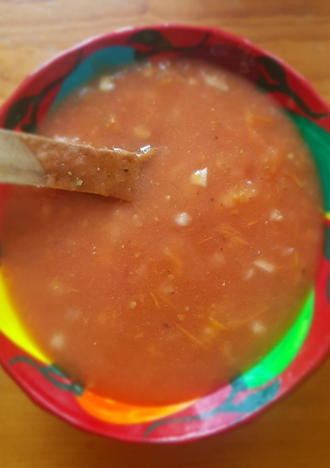 Una foto de Salsa de jitomate sin chile