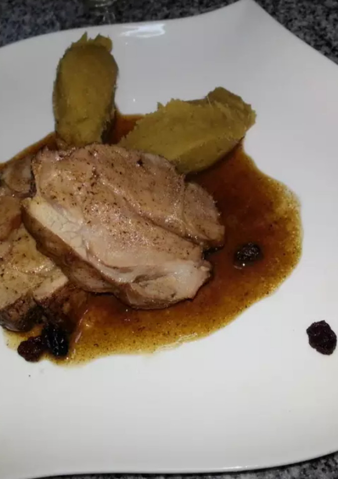 Una foto de Bondiola Marinada en Cerveza Negra