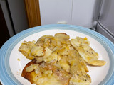 Pollo al horno a la naranja