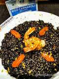 Risotto al Nero di Seppia e Gamberi