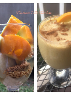 Foto resep Yellow Zuchini Banana Smoothie chocolate