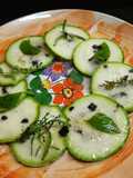 Carpaccio de zucchini