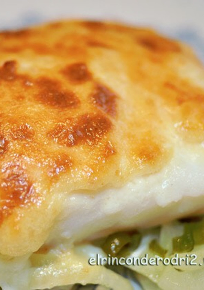 Una foto de Lomos de bacalao gratinado