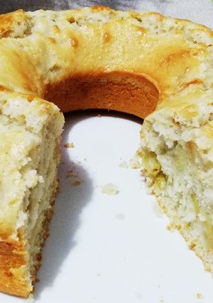 Una foto de Torta de manzana sin leche con 1 huevo
