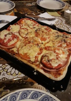 Una foto de Pizza casera