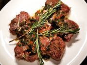A picture of lamb loin chops