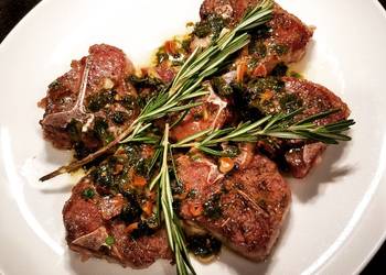 How to Cook Delicious Pan Fried Lemon and Garlic Lamb Chops
