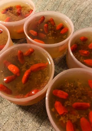 🌼杞子桂花糕Wolf berry & Osmanthus jelly 的食譜成品照片