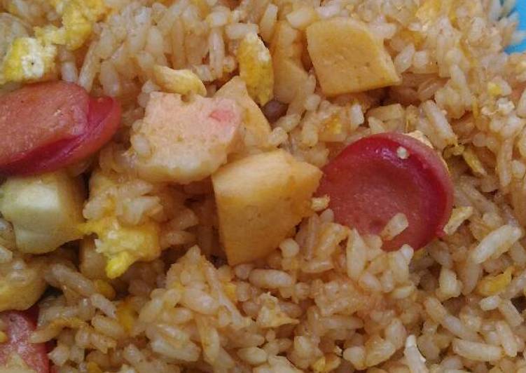 Nasi goreng instan (orak arik nasi)