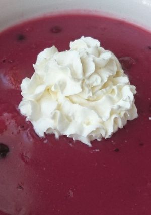 Erdei gyümölcsleves recept fotója