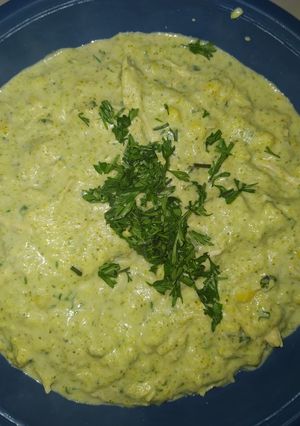 Una foto de Crema de brócoli