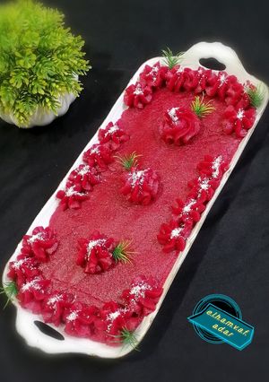 عکسی از دستور حلوای لبو