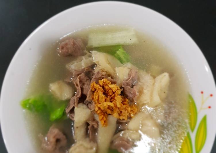 Sop babat daging