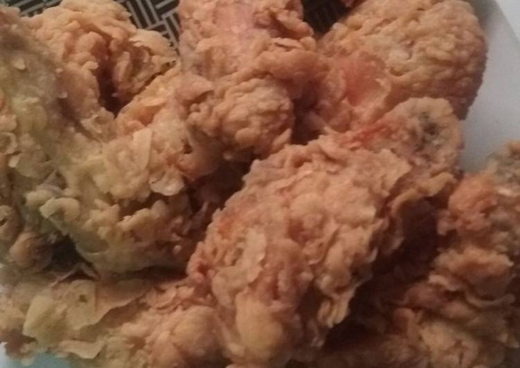 Ayam ala KFC anti ribet dan di jamin crunchy