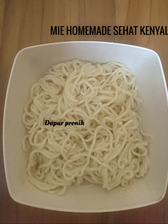 Foto resep Mie homemade sehat kenyal