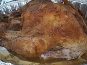 A picture of whole turkey