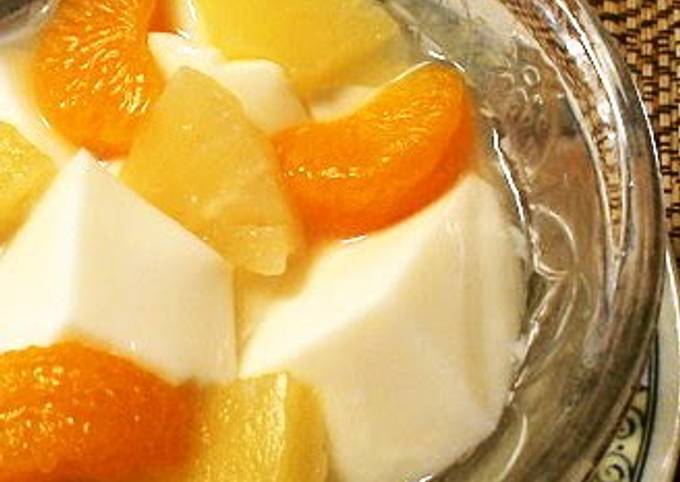 Delicious Almond Jelly Recipe By Cookpad Japan Cookpad