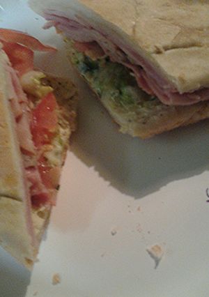 A picture of Cuban sandwich.