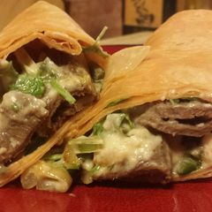 A picture of Southwest Philly Cheese Steak Wrap.