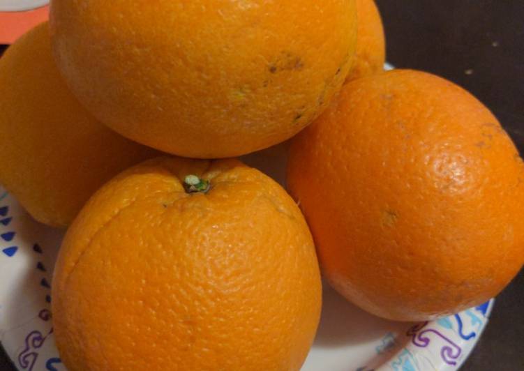 Recipe of Any-night-of-the-week Freshly peeled orange