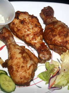A picture of tandoori chicken.