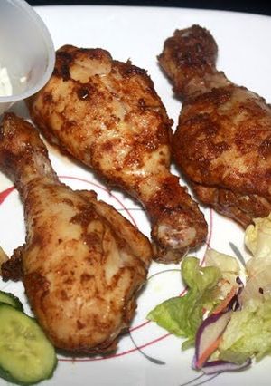 A picture of tandoori chicken.